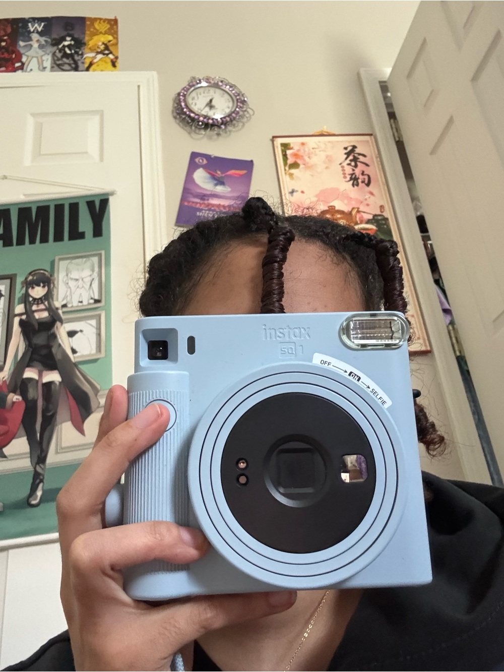 Instax SQ1 Light Blue Instant Camera